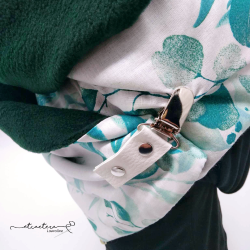 Echarpe Polaire Verte - Feuillage
