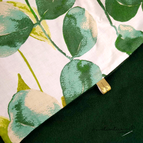 Echarpe Polaire Verte - Feuillage #2