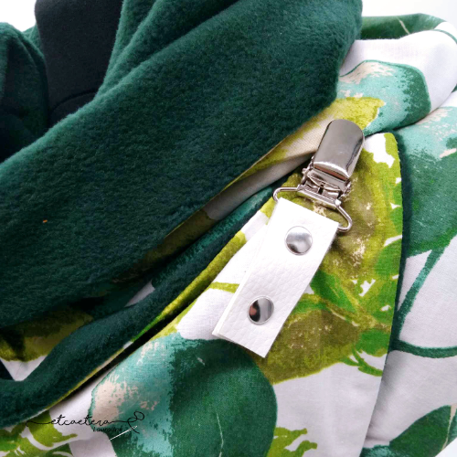 Echarpe Polaire Verte - Feuillage #2