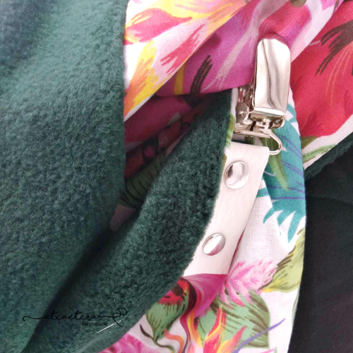 Echarpe Polaire Verte - Tropical