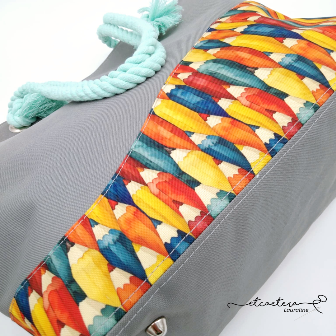 Sac de Plage - Crayons