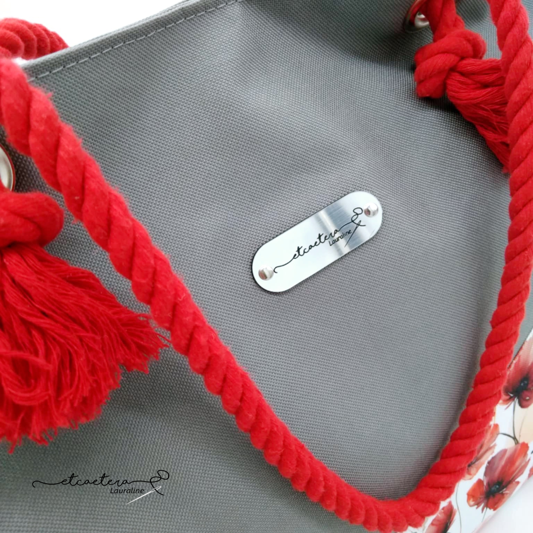 Sac de Plage - Coquelicots