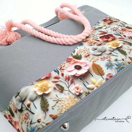 Sac de Plage - Fleurs