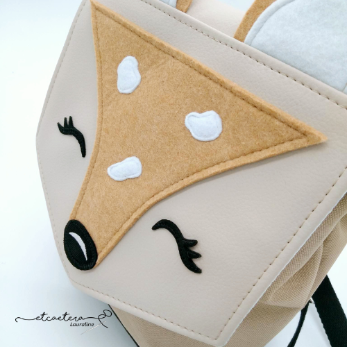 Collection "Forêt" - Sac à Dos Biche - 1 (1)