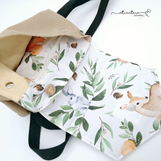 Collection "Forêt" - Sac à Dos Biche - 2