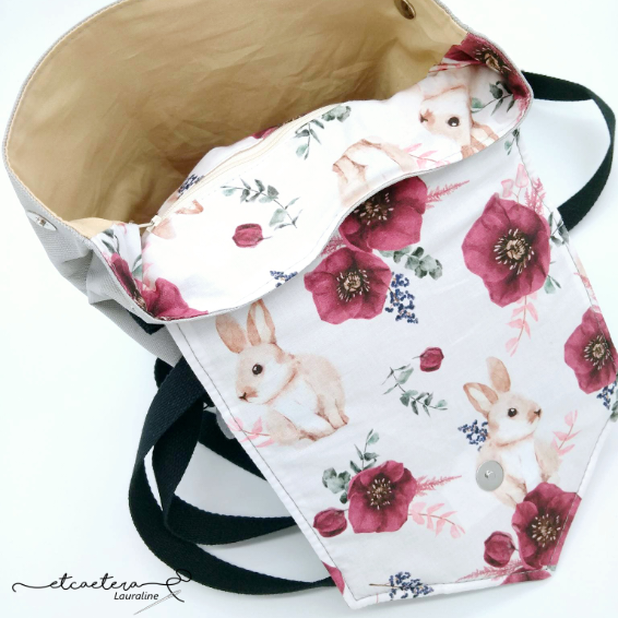Collection "Forêt" - Sac à Dos Lapin - Violet