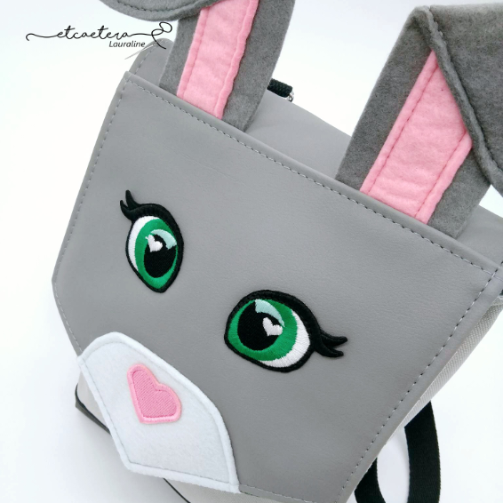 Collection "Forêt" - Sac à Dos Lapin - Vert