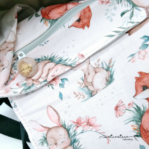 Collection "Forêt" - Sac à Dos Lapin Mixte - Bleu