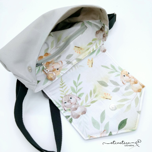 Collection "Forêt" - Sac à Dos Lapin Mixte - Vert