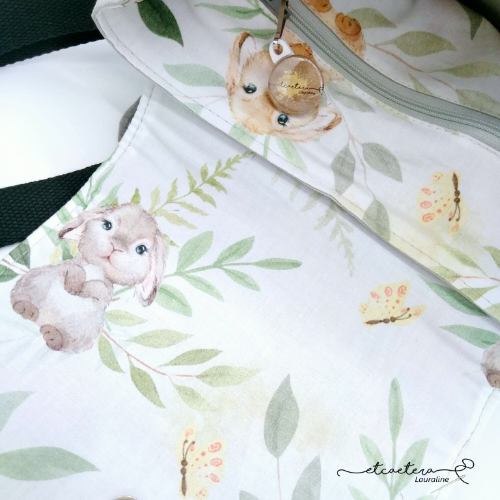 Collection "Forêt" - Sac à Dos Lapin Mixte - Vert