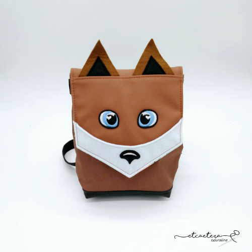 Collection "Forêt" - Sac à Dos Renard Mixte - Bleu