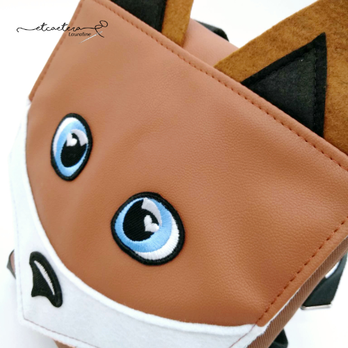Collection "Forêt" - Sac à Dos Renard Mixte - Bleu