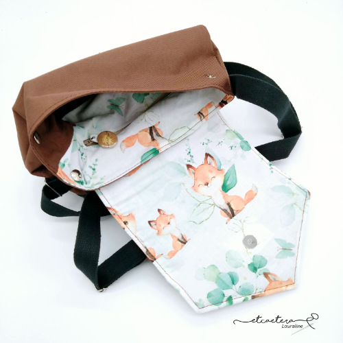 Collection "Forêt" - Sac à Dos Renard Mixte - Bleu