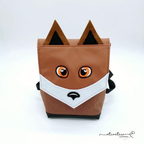 Collection "Forêt" - Sac à Dos Renard Mixte - Orange