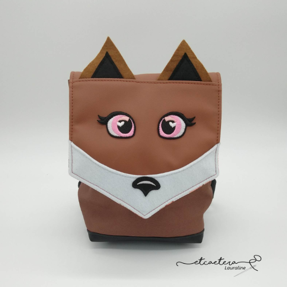 Collection "Forêt" - Sac à Dos Renard - Rose