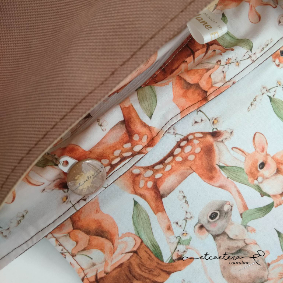 Collection "Forêt" - Sac à Dos Renard - Rose