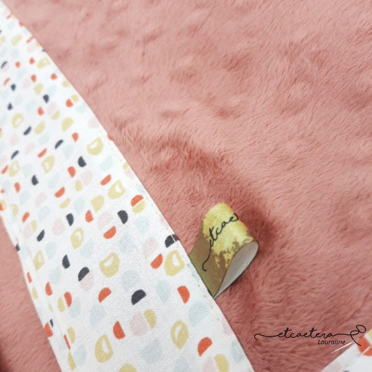 Couverture Bébé ''Confettis'' Rose