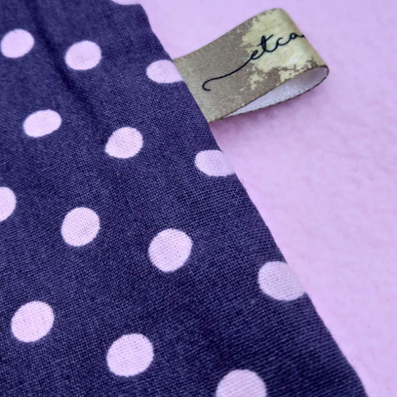 Echarpe Polaire Rose - Pois