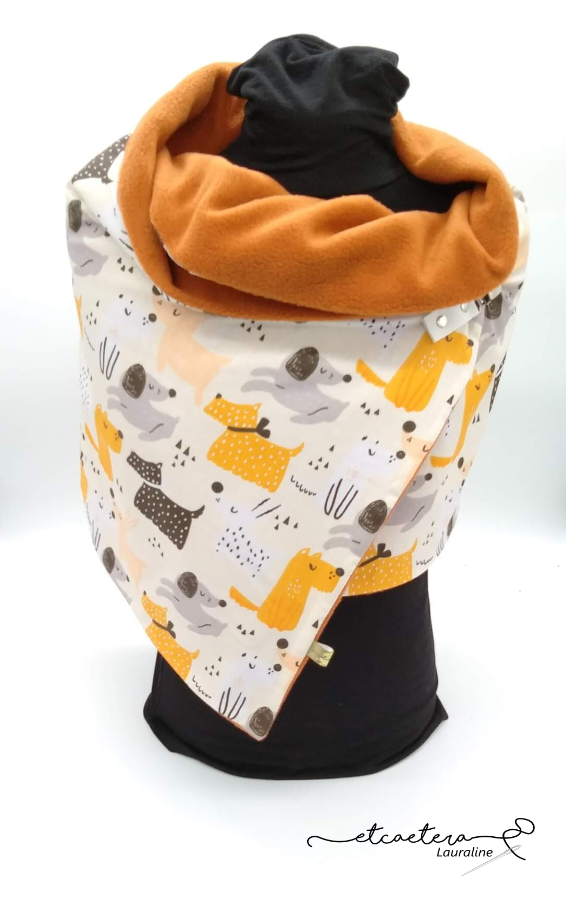 Echarpe Polaire Camel - Chiens