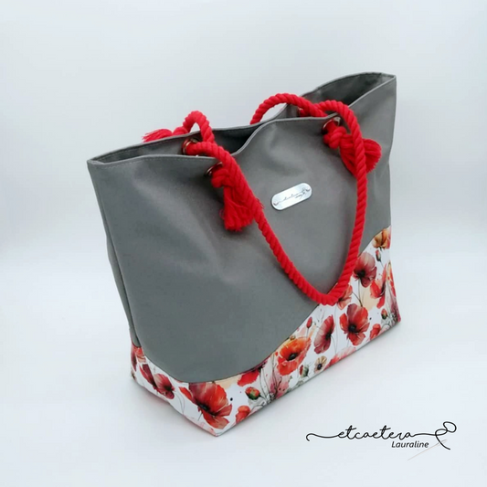 Sac de Plage - Coquelicots