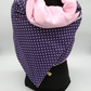 Echarpe Polaire Rose - Pois